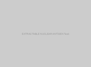 EXTRACTABLE NUCLEAR ANTİGEN Testi